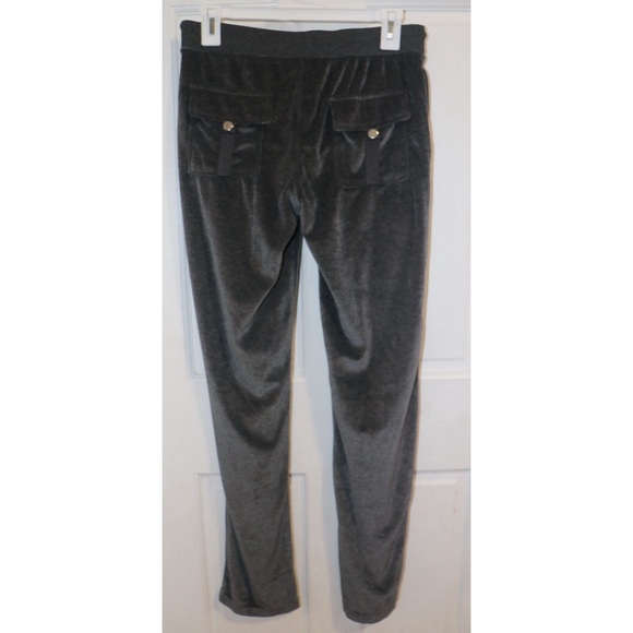 Women’s Grey Velour Tracksuit - Picture 8 of 9